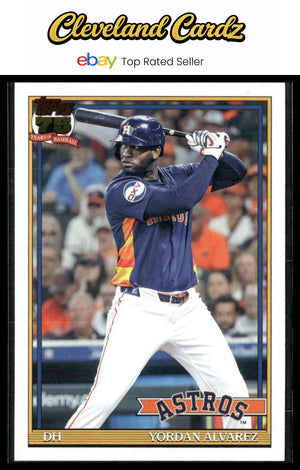 2026 Topps #T91-36 Yordan Alvarez 1991 Topps Baseball 35th Anniversary