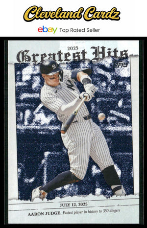 2026 Topps #GH-2 Aaron Judge 2025 Greatest Hits