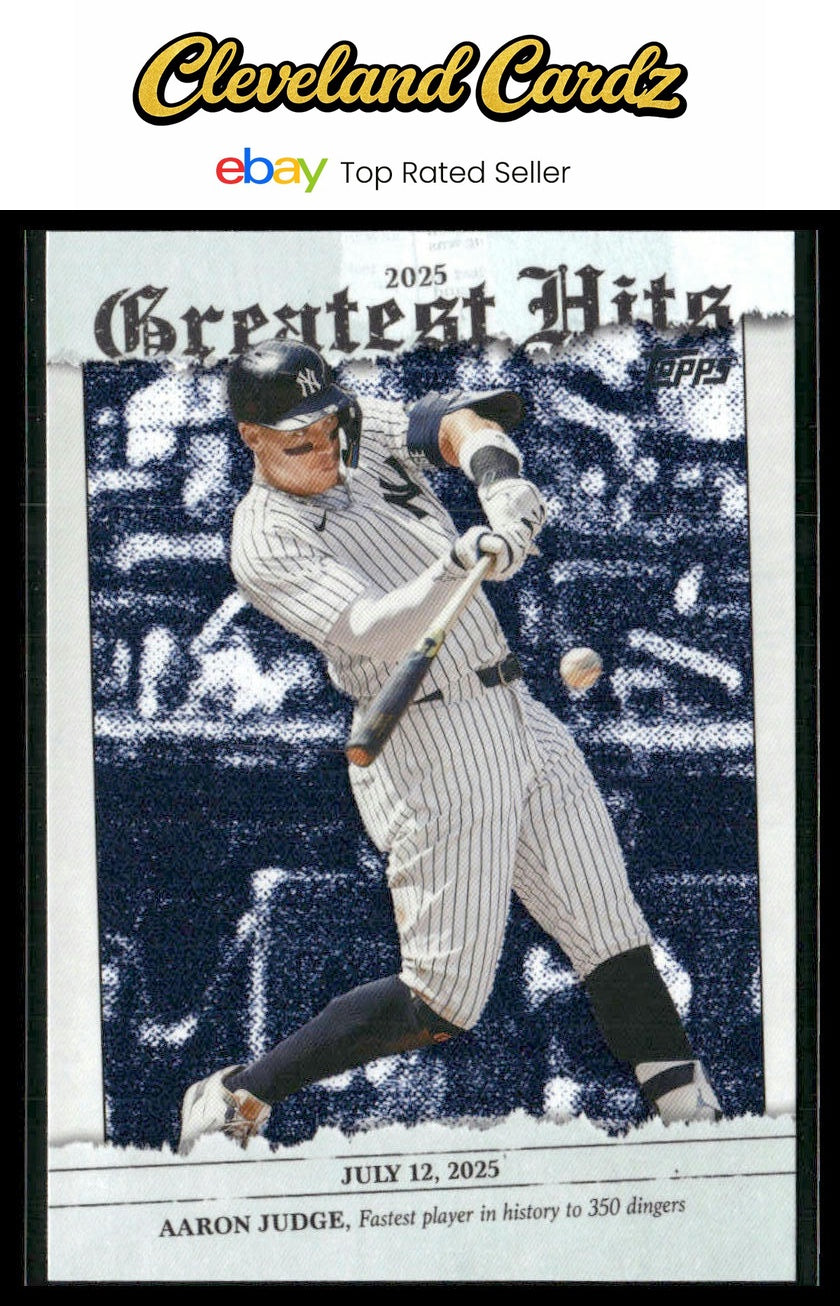 2026 Topps #GH-2 Aaron Judge 2025 Greatest Hits