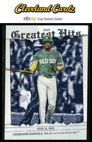 2026 Topps #GH-3 Ceddanne Rafaela 2025 Greatest Hits