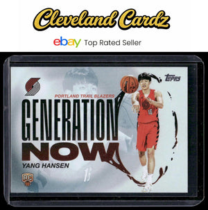 2025-26 Topps #GN-16 Yang Hansen Generation Now