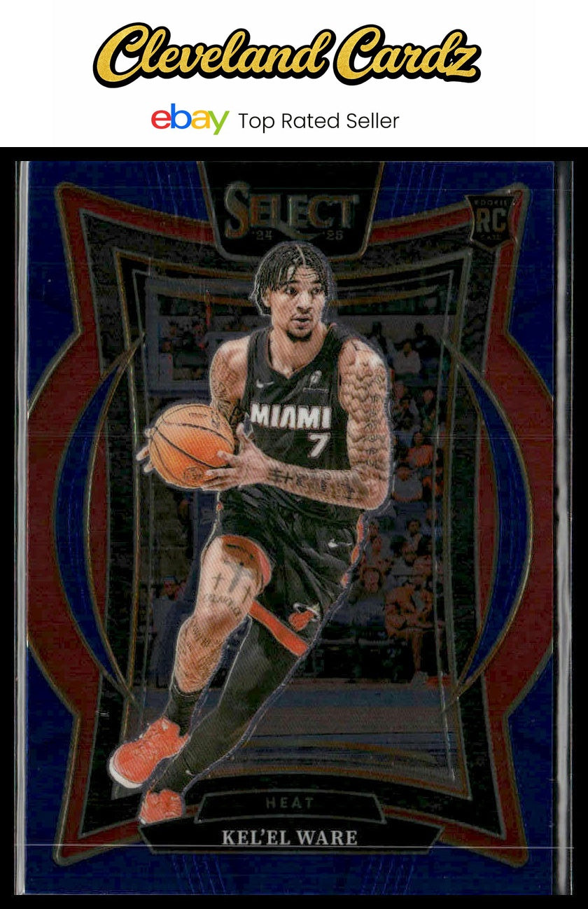 2024-25 Panini Select #66 Kel'el Ware Blue