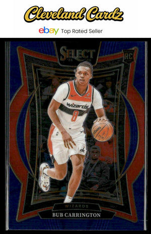 2024-25 Panini Select #81 Bub Carrington Blue