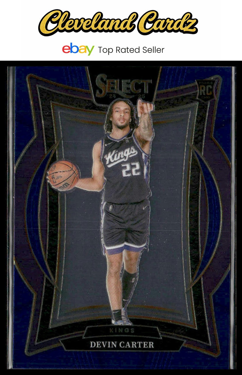 2024-25 Panini Select #92 Devin Carter Blue