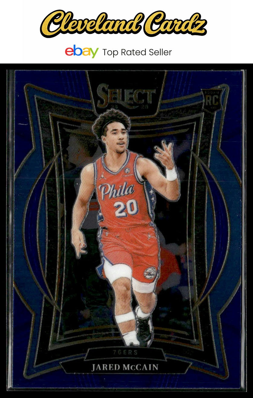 2024-25 Panini Select #82 Jared McCain Blue