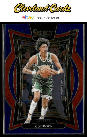 2024-25 Panini Select #67 AJ Johnson Blue