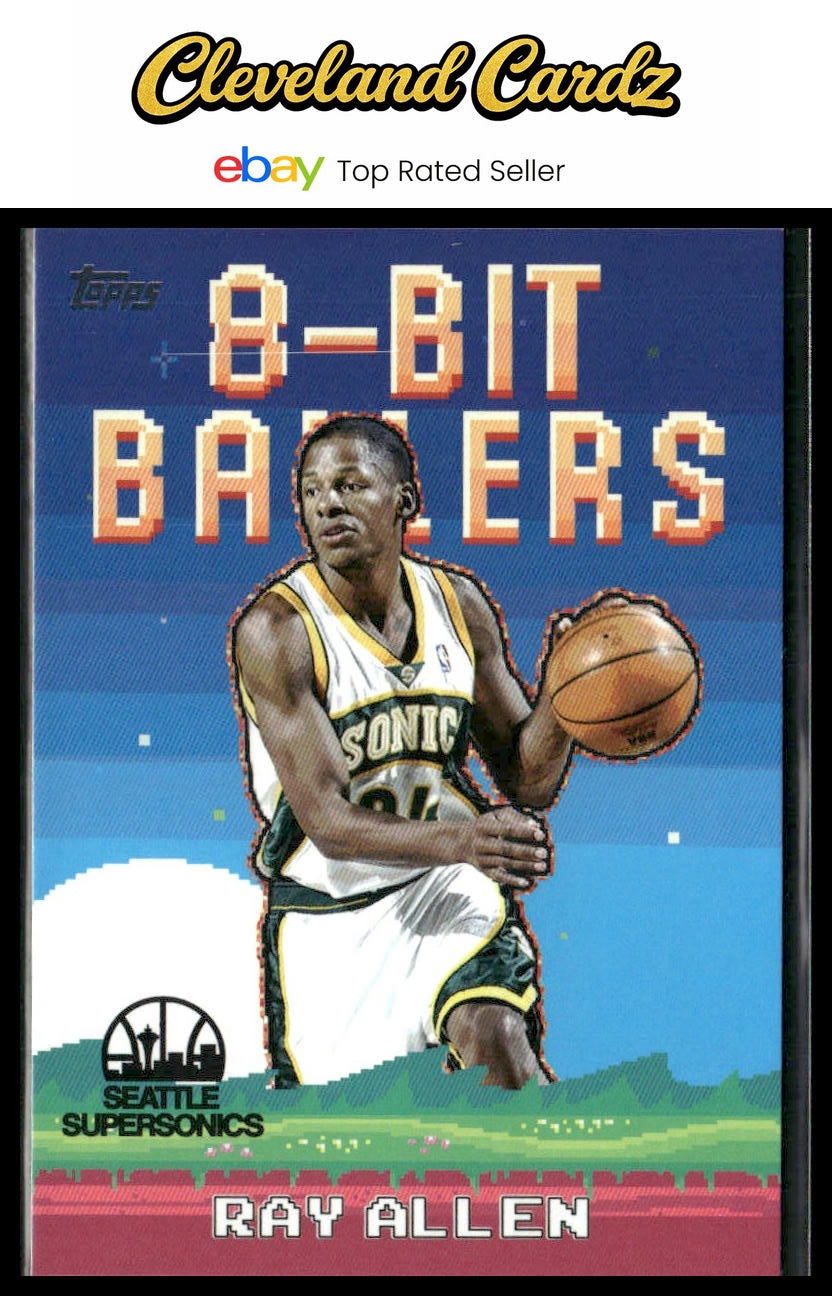 2025-26 Topps #8B-28 Ray Allen 8-Bit Ballers