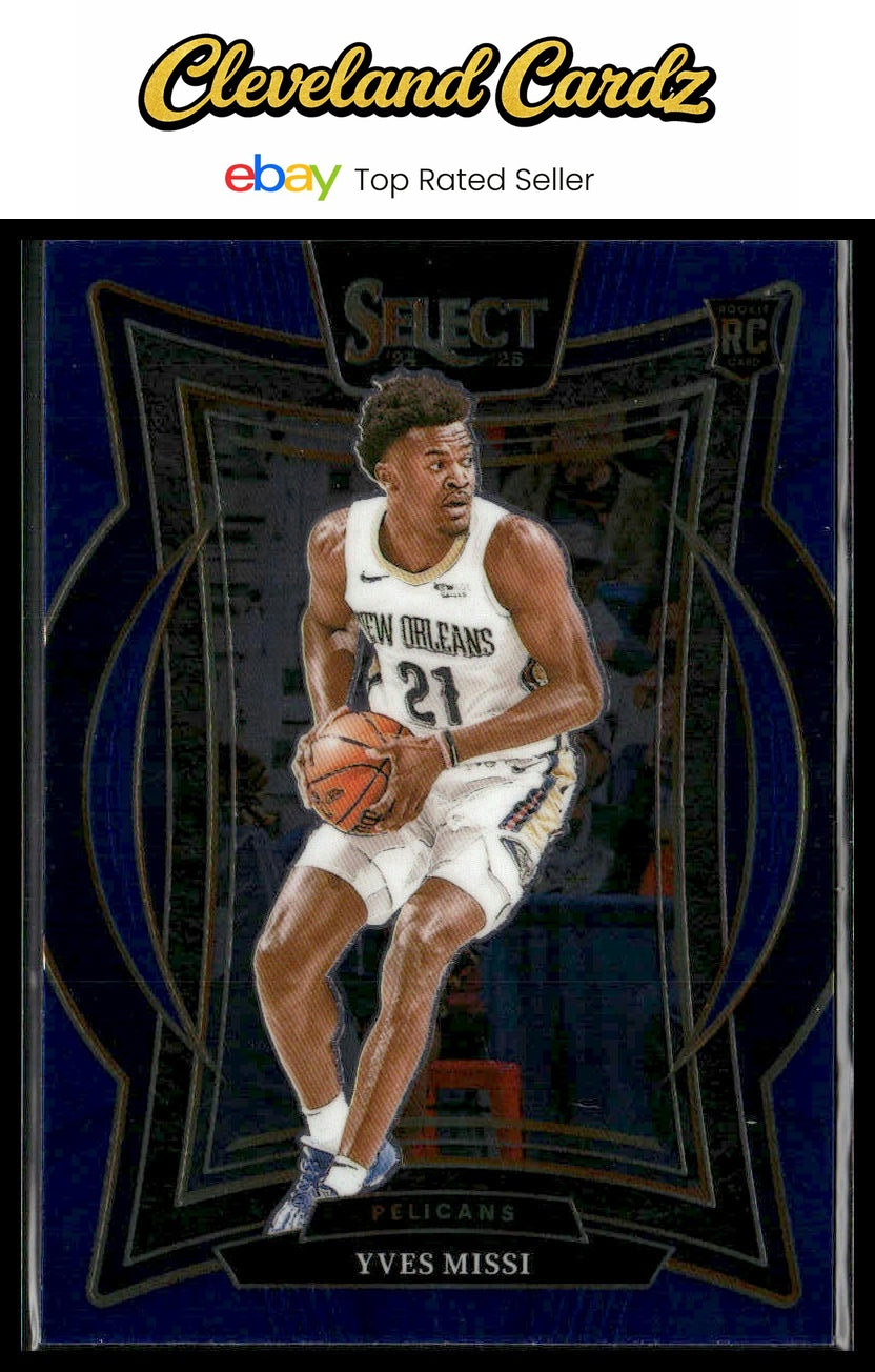 2024-25 Panini Select #88 Yves Missi Blue