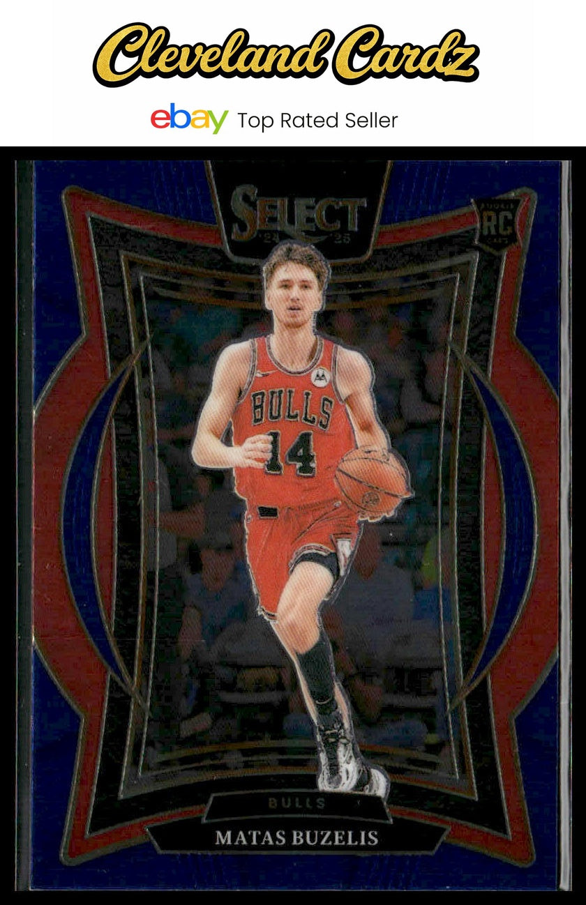 2024-25 Panini Select #70 Matas Buzelis Blue