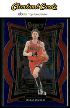 2024-25 Panini Select #70 Matas Buzelis Blue