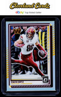 2025 Donruss Optic #156 Zach Ertz Silver Prizm