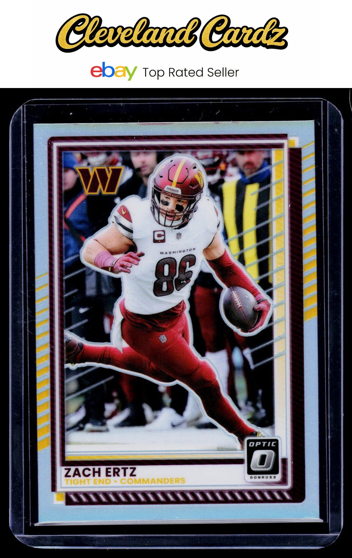 2025 Donruss Optic #156 Zach Ertz Silver Prizm
