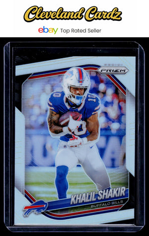 2025 Panini Prizm #116 Khalil Shakir Silver Prizm