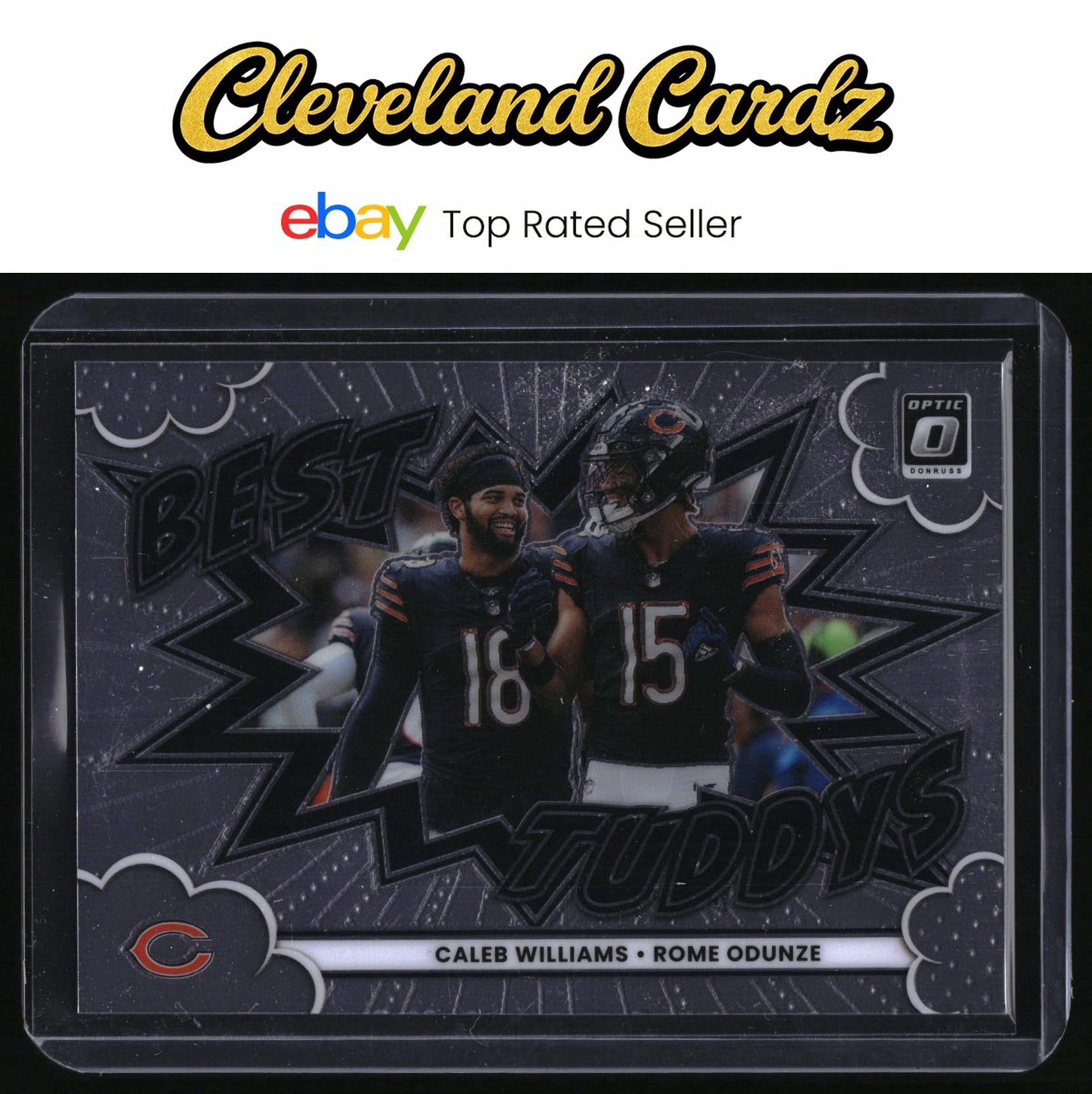 2025 Donruss Optic #8 Caleb Williams/Rome Odunze Best Tuddys
