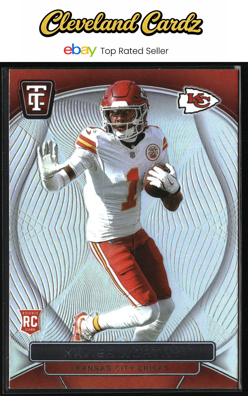 2024 Panini Totally Certified #175 Xavier Worthy RC