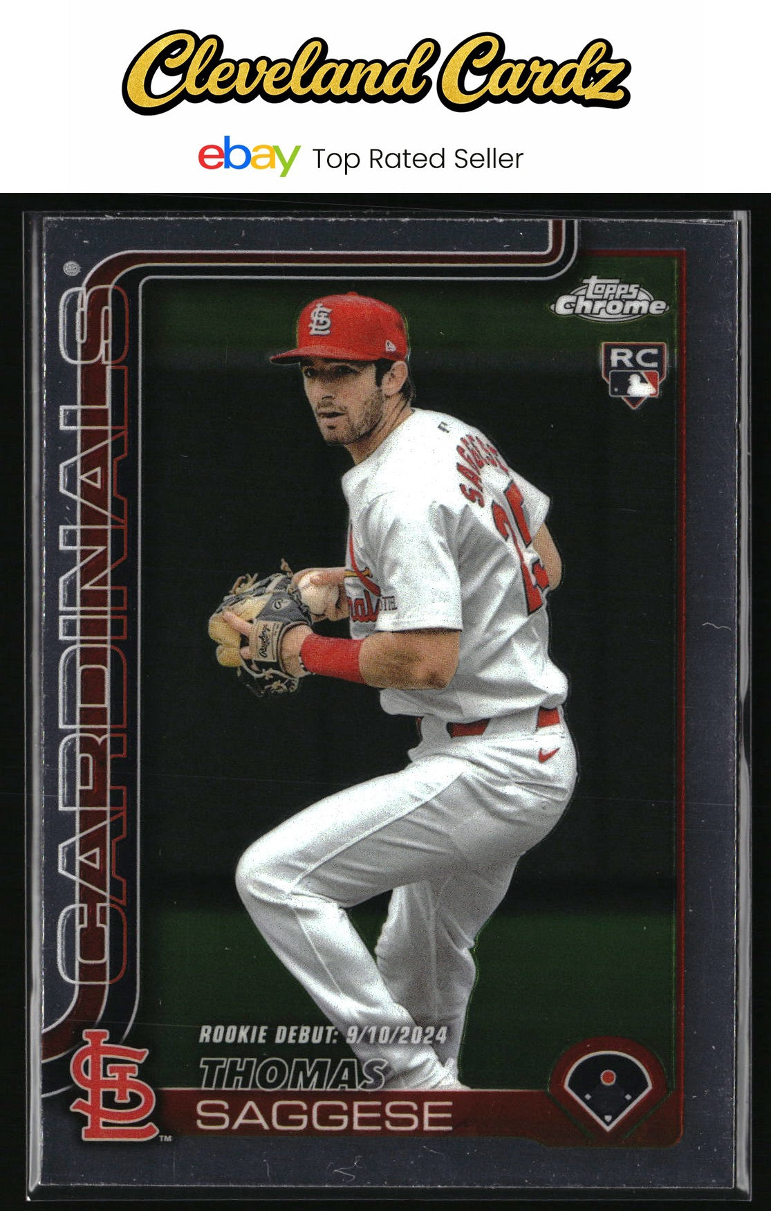 2025 Topps Chrome Update #USC157 Thomas Saggese RC