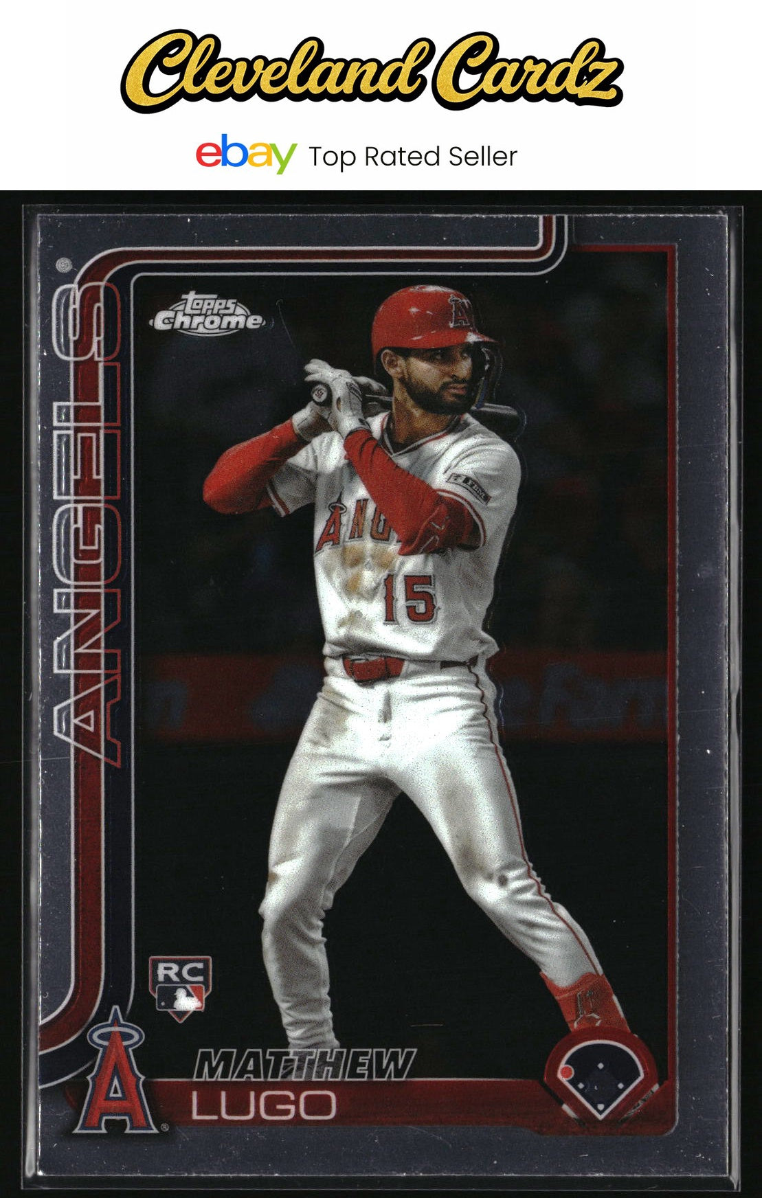 2025 Topps Chrome Update #USC166 Matthew Lugo RC