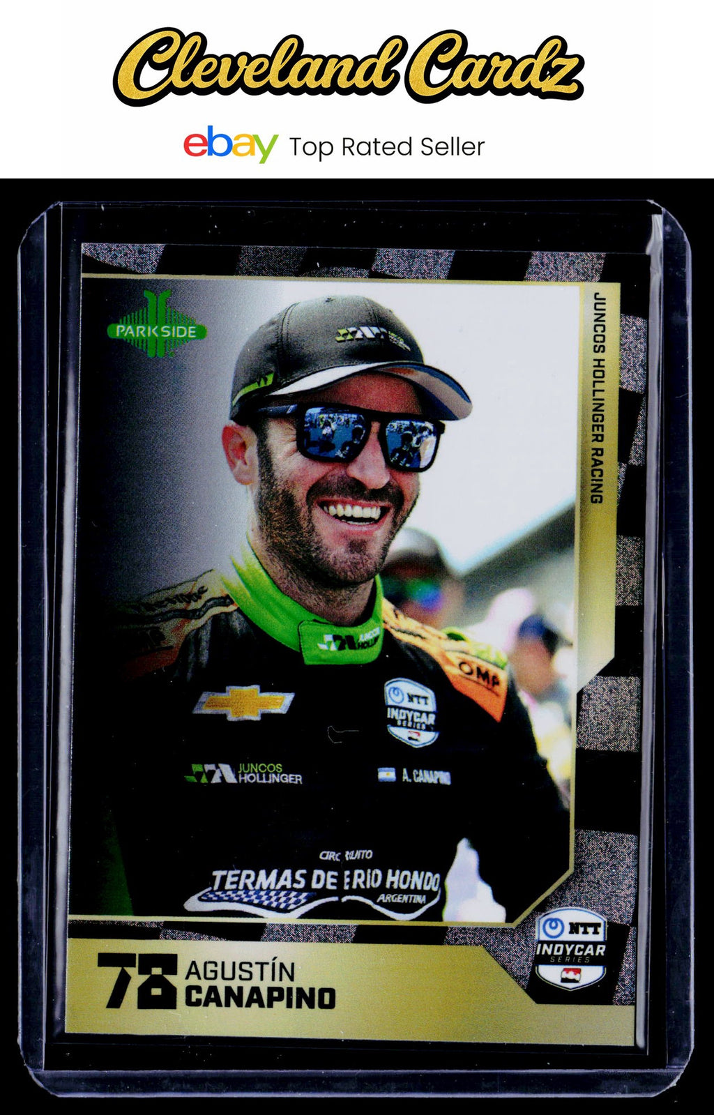 2025 Parkside IndyCar Collection #27a Agustin Canapino Checkered Flag