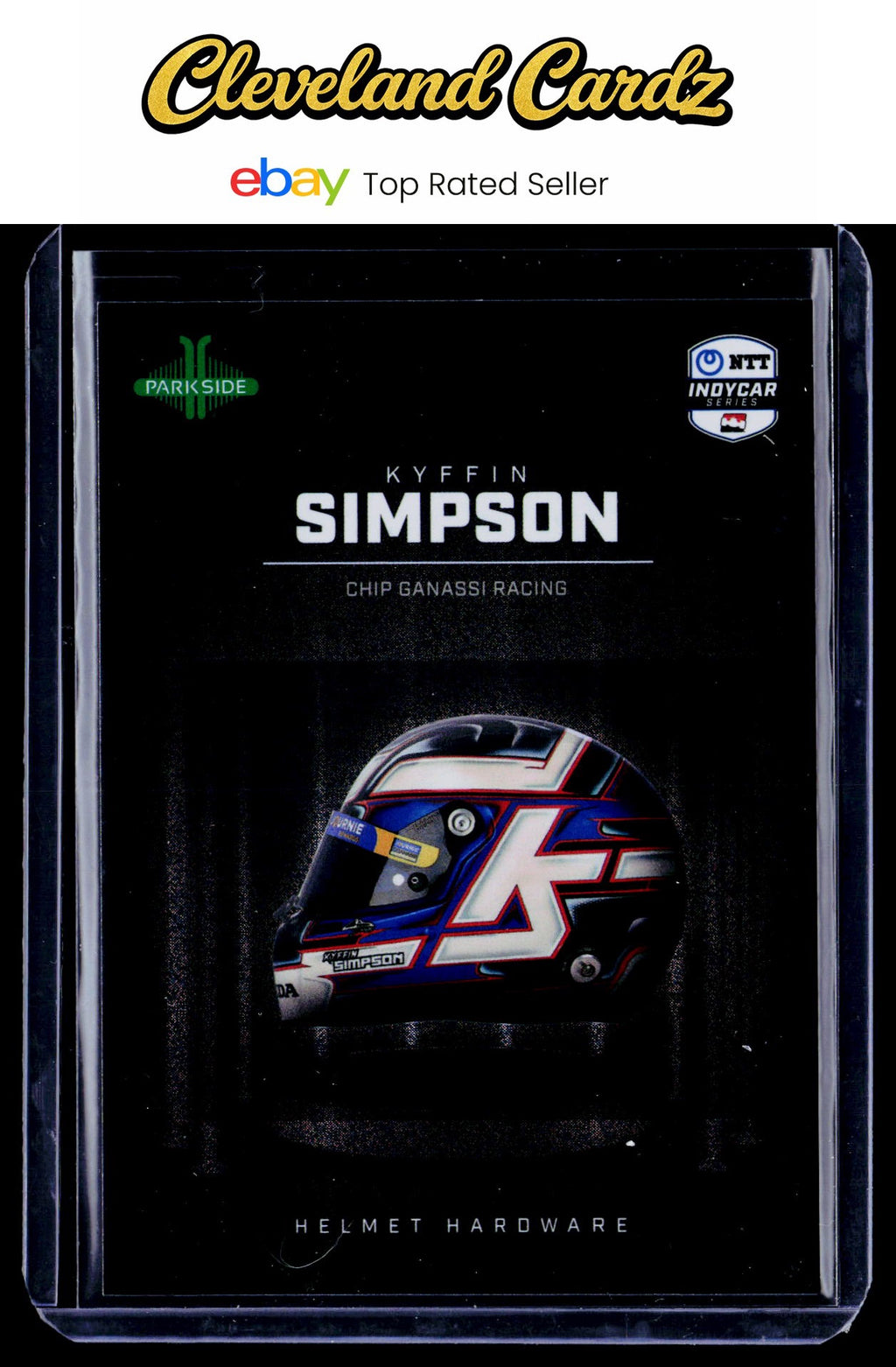 2025 Parkside IndyCar Collection #HH-KS Kyffin Simpson Helmet Hardware