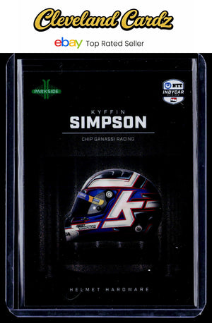 2025 Parkside IndyCar Collection #HH-KS Kyffin Simpson Helmet Hardware