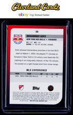 2025 Topps Chrome MLS #56 Mohammed Sofo Magenta Pulsar Refractor
