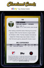 2025 Topps Chrome MLS #160 Finn Surman Magenta Pulsar Refractor