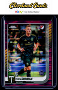 2025 Topps Chrome MLS #160 Finn Surman Magenta Pulsar Refractor