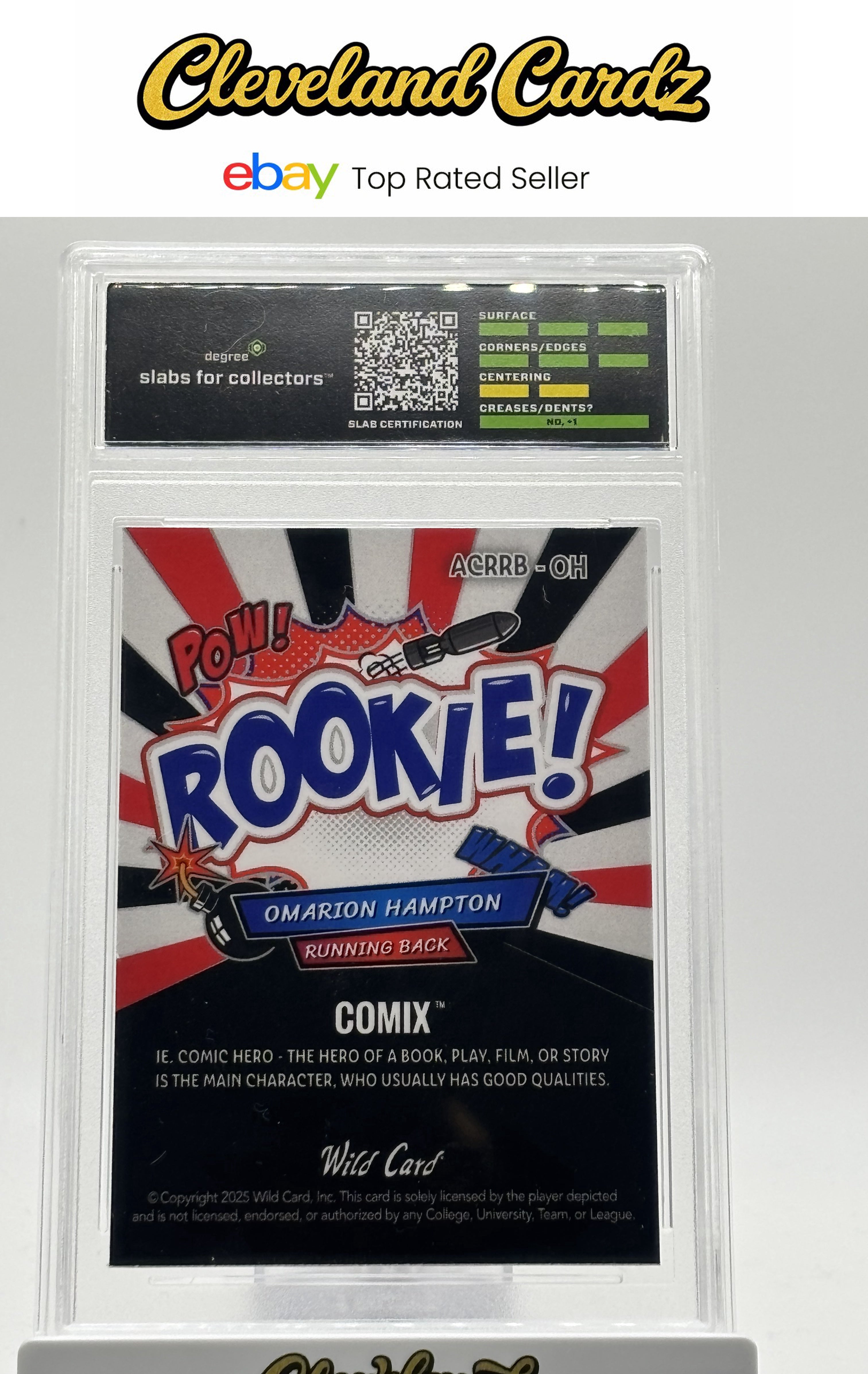 2025 WC Allumination Comix #ACRRB-OH Omarion Hampton Red/Black Scope DGS 9 1/1