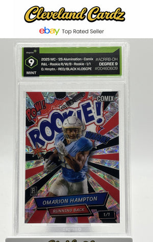2025 WC Allumination Comix #ACRRB-OH Omarion Hampton Red/Black Scope DGS 9 1/1