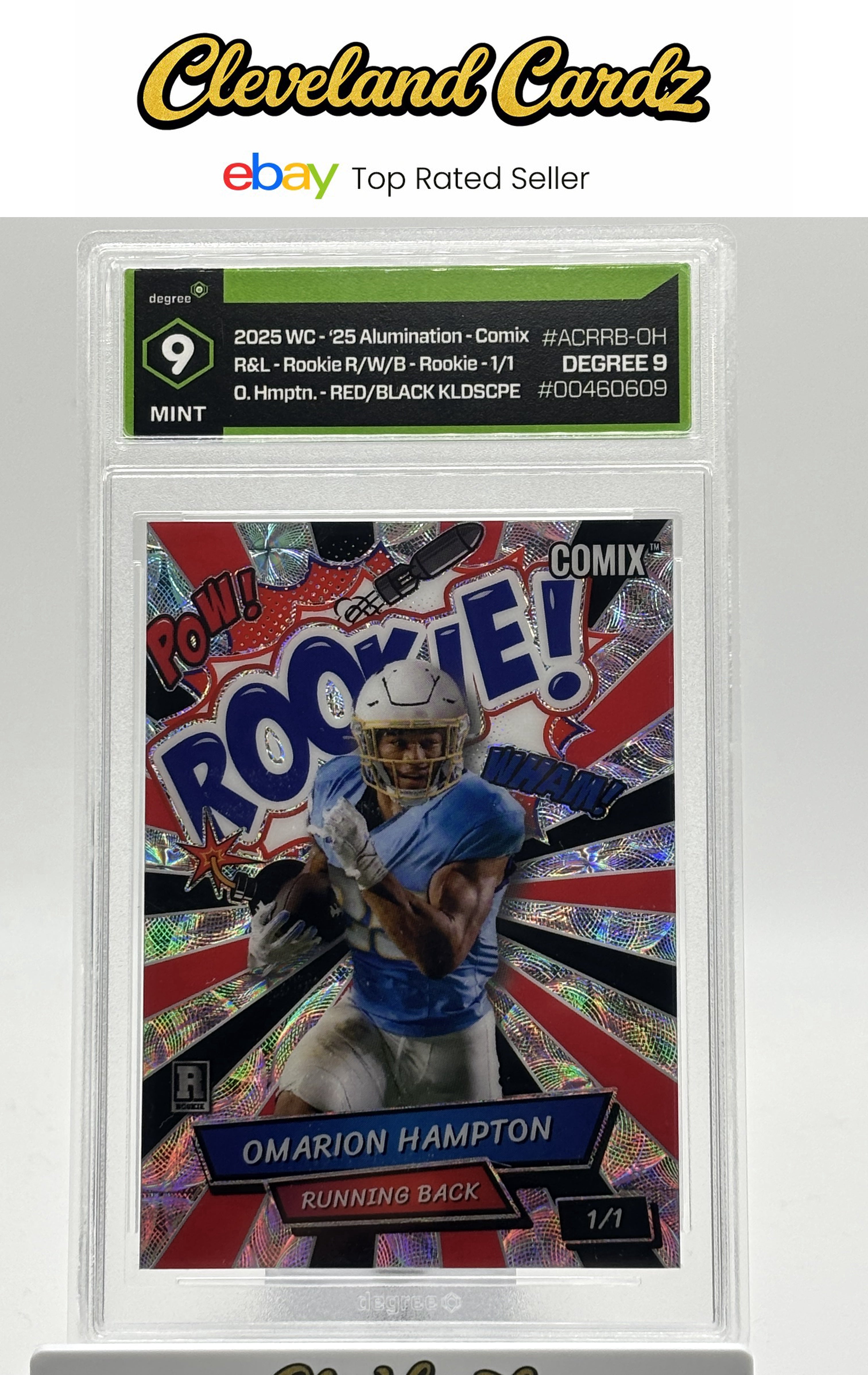 2025 WC Allumination Comix #ACRRB-OH Omarion Hampton Red/Black Scope DGS 9 1/1