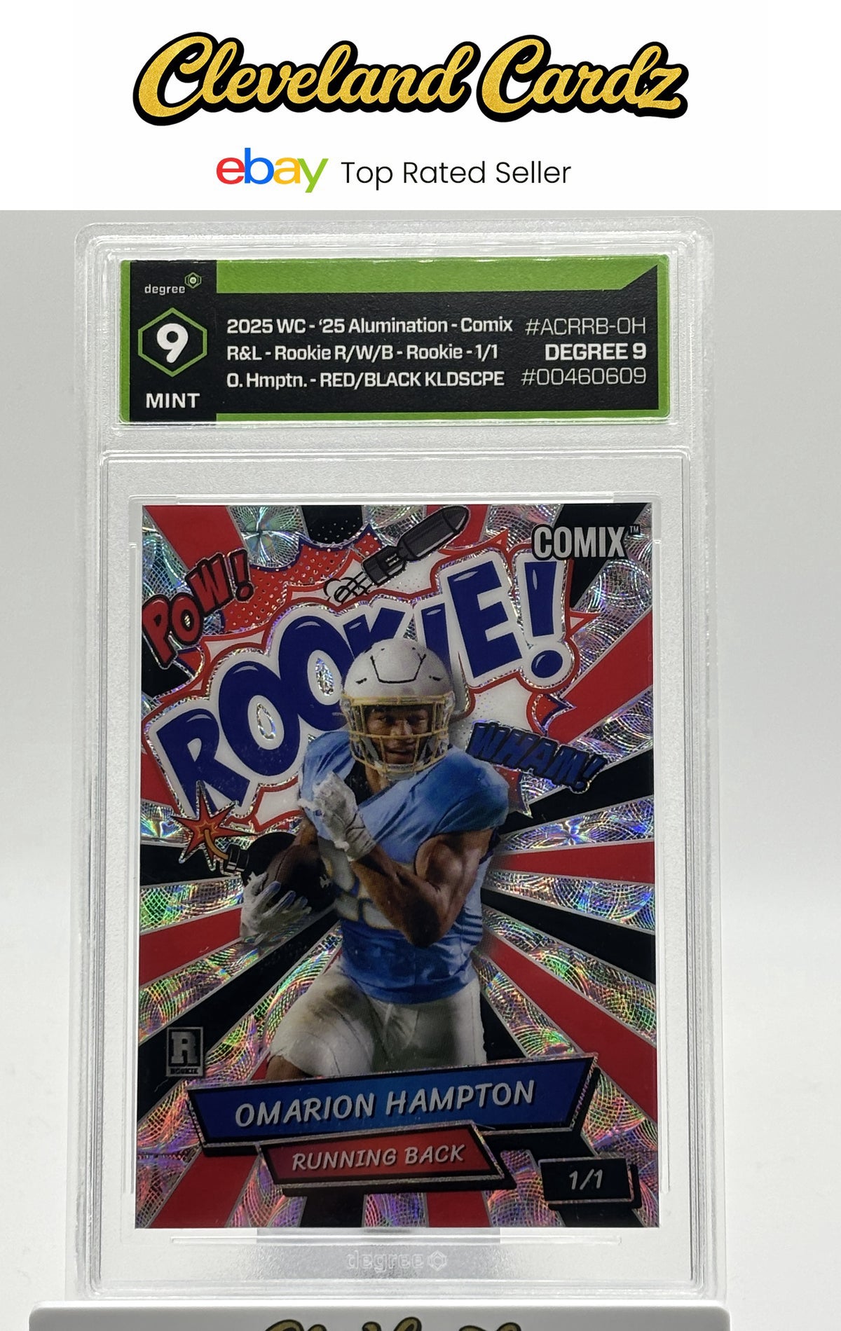 2025 WC Allumination Comix #ACRRB-OH Omarion Hampton Red/Black Scope DGS 9 1/1