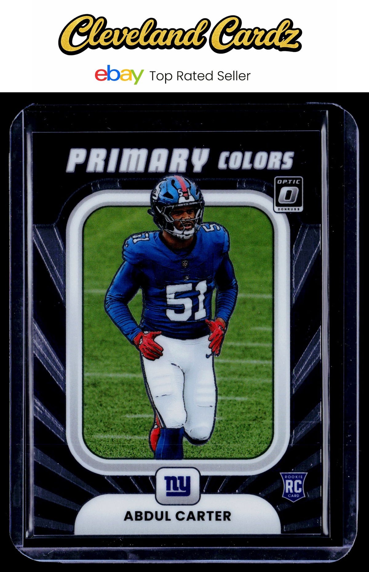 2025 Donruss Optic #12 Abdul Carter Rookie Primary Colors RC