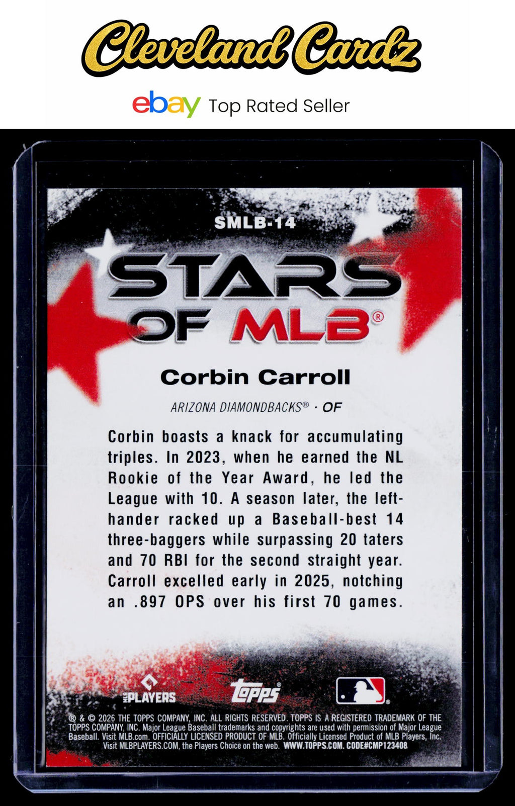 2026 Topps #SMLB-14 Corbin Carroll Stars of MLB