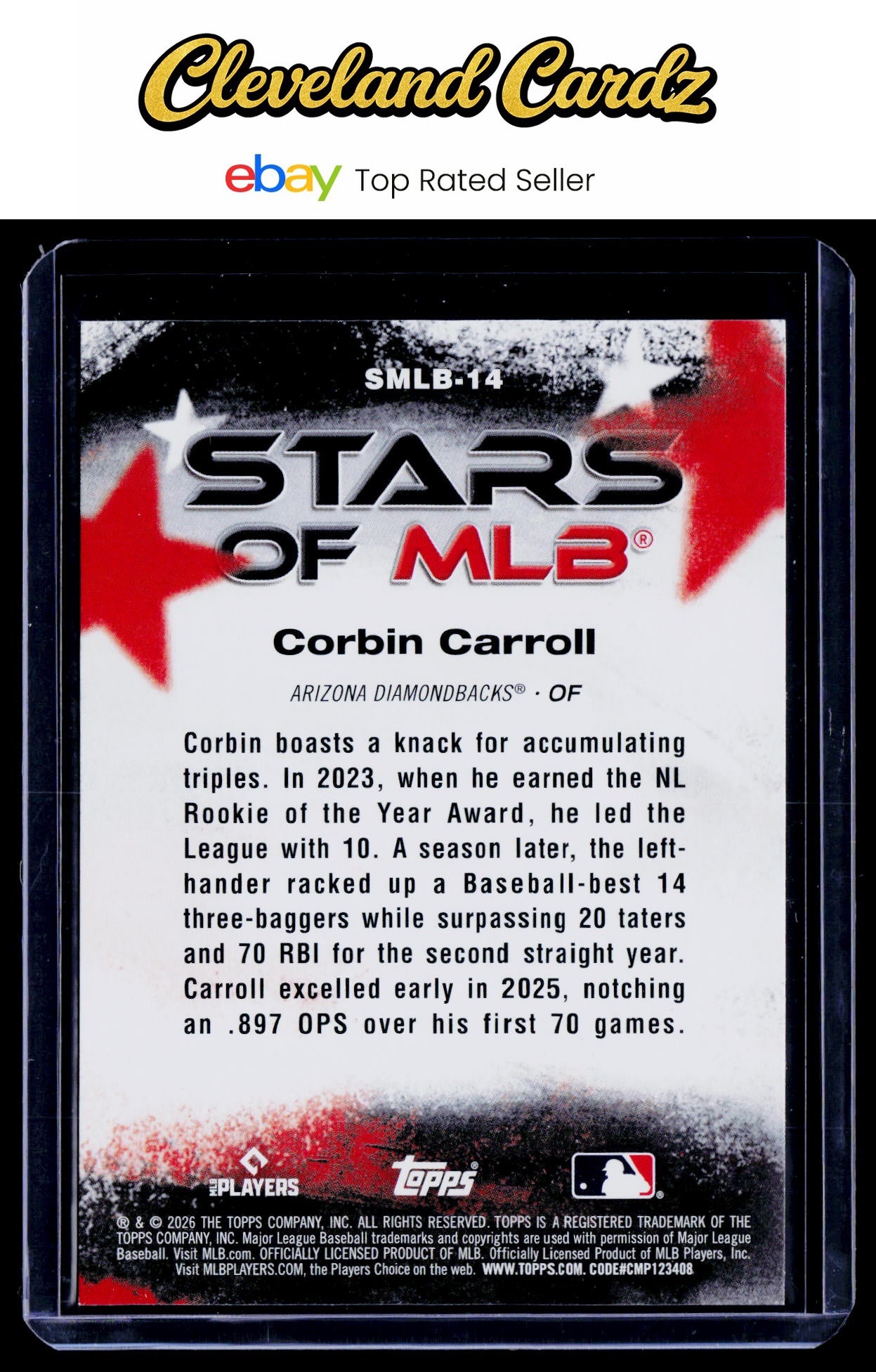 2026 Topps #SMLB-14 Corbin Carroll Stars of MLB