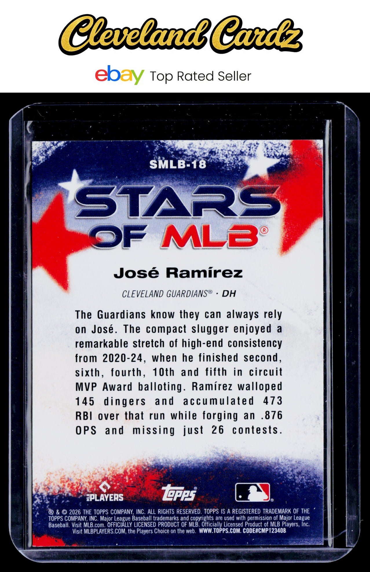 2026 Topps #SMLB-18 José Ramírez Stars of MLB