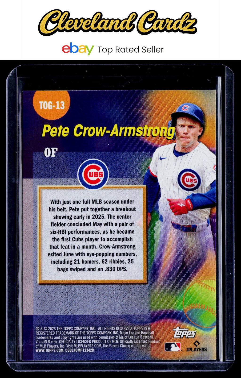 2026 Topps #TOG-13 Pete Crow-Armstrong Titans of the Game