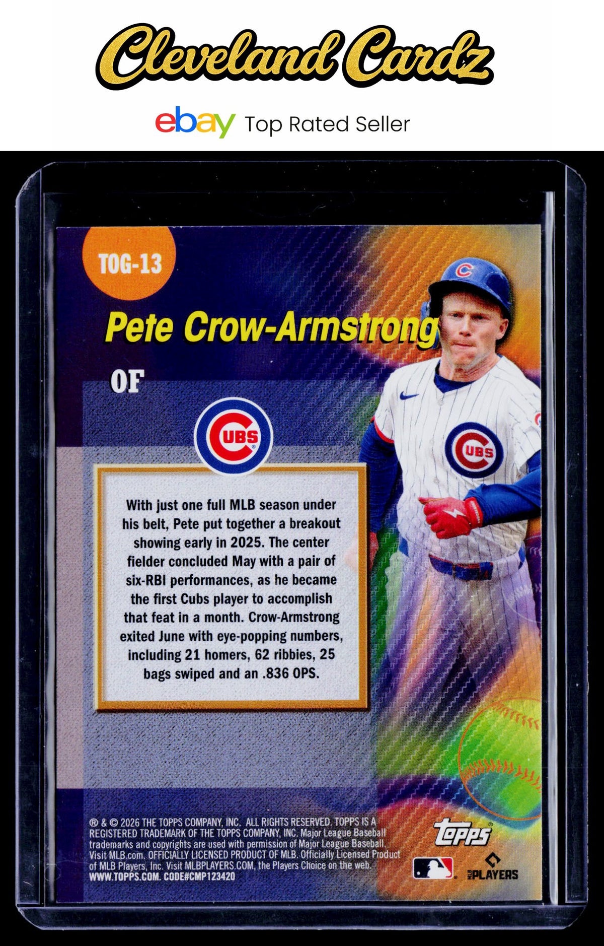 2026 Topps #TOG-13 Pete Crow-Armstrong Titans of the Game