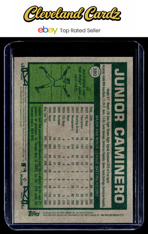 2026 Topps Heritage #380 Junior Caminero