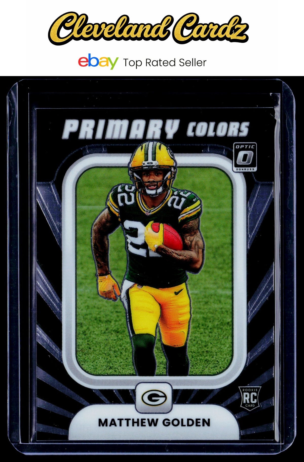2025 Donruss Optic #14 Matthew Golden Rookie Primary Colors
