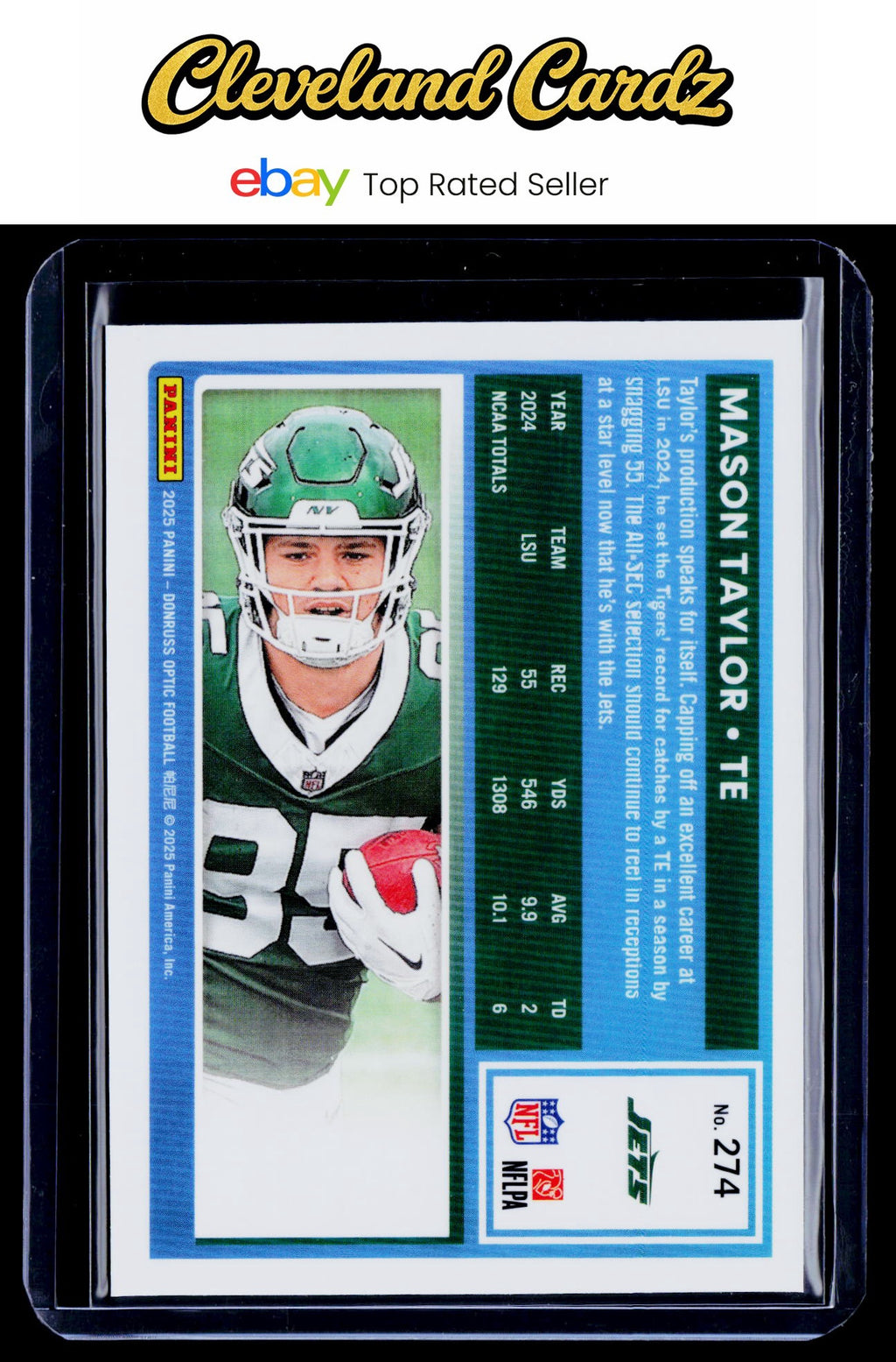 2025 Donruss #328 Mason Taylor Rated Rookie