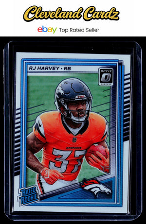 2025 Donruss Optic #208 RJ Harvey Rated Rookie