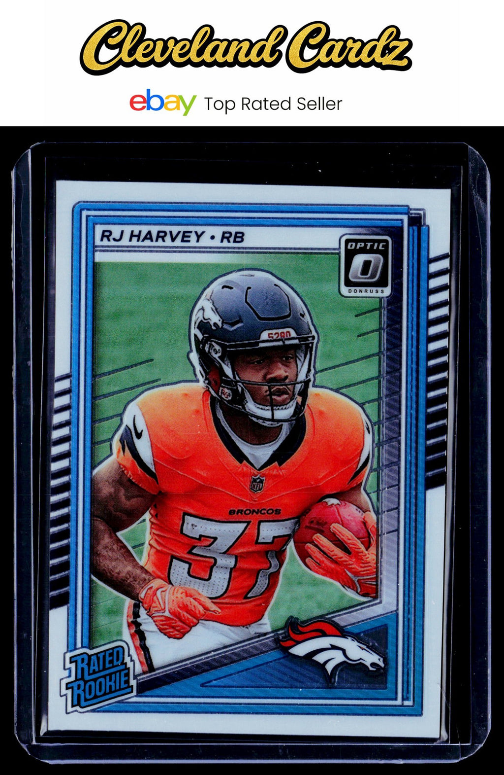 2025 Donruss Optic #208 RJ Harvey Rated Rookie