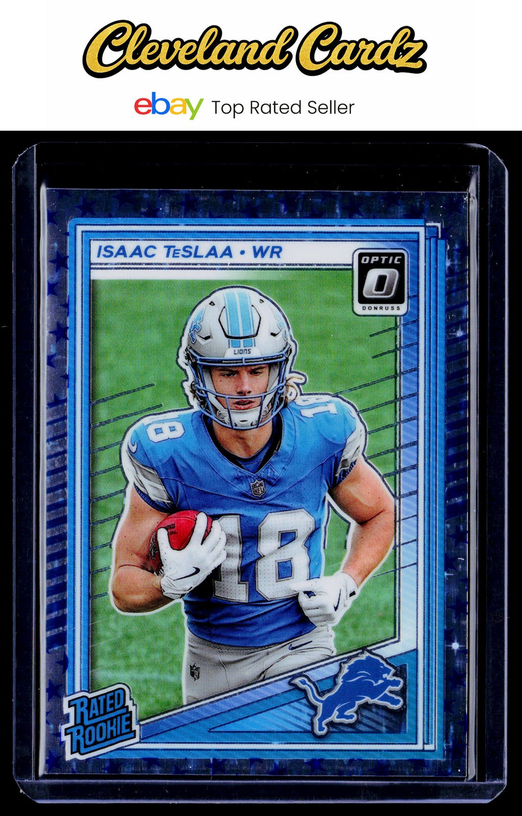 2025 Donruss Optic #219 Isaac TeSlaa Stars Prizm Rated Rookie