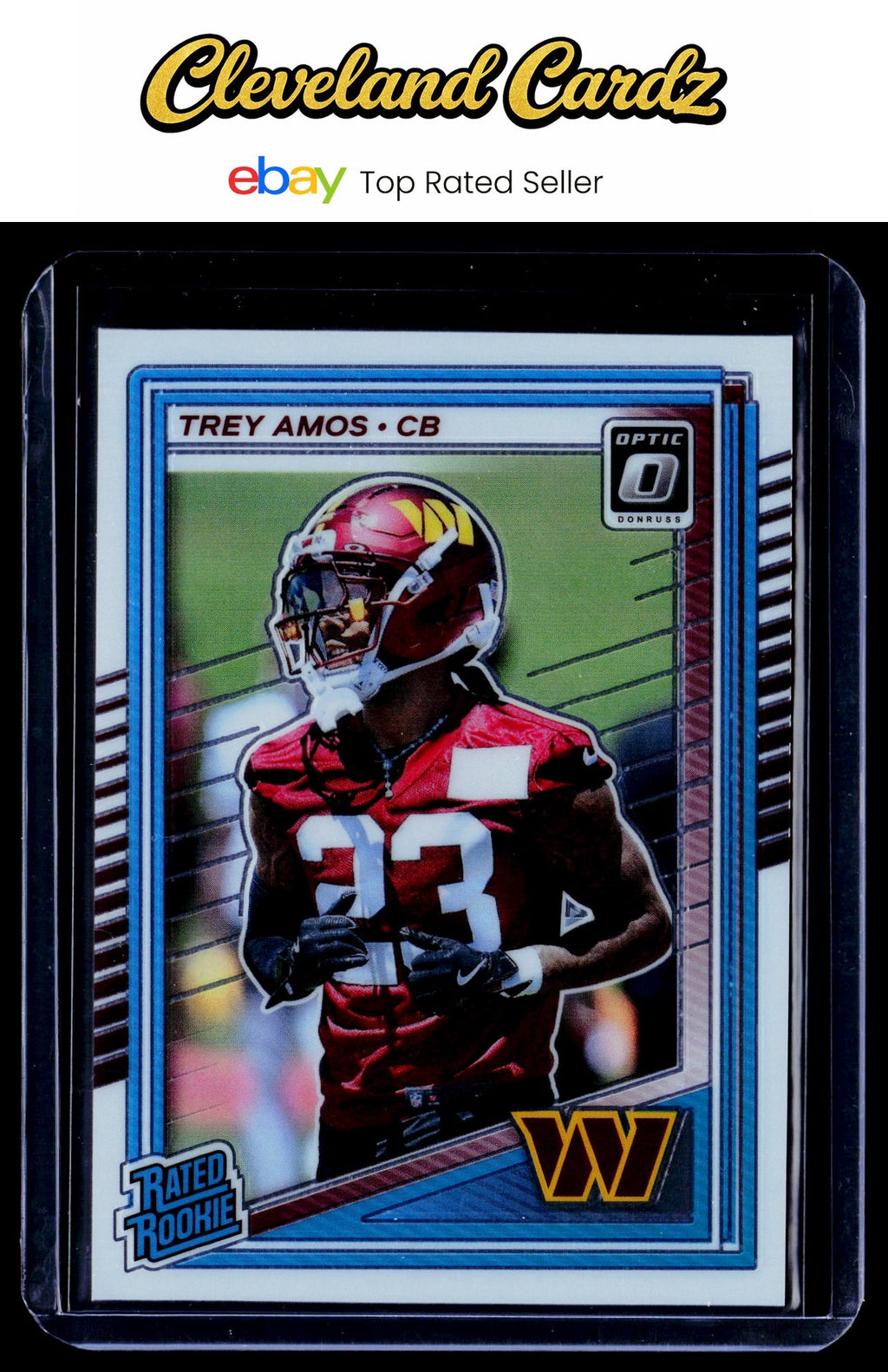 2025 Donruss Optic #267 Trey Amos Rated Rookie