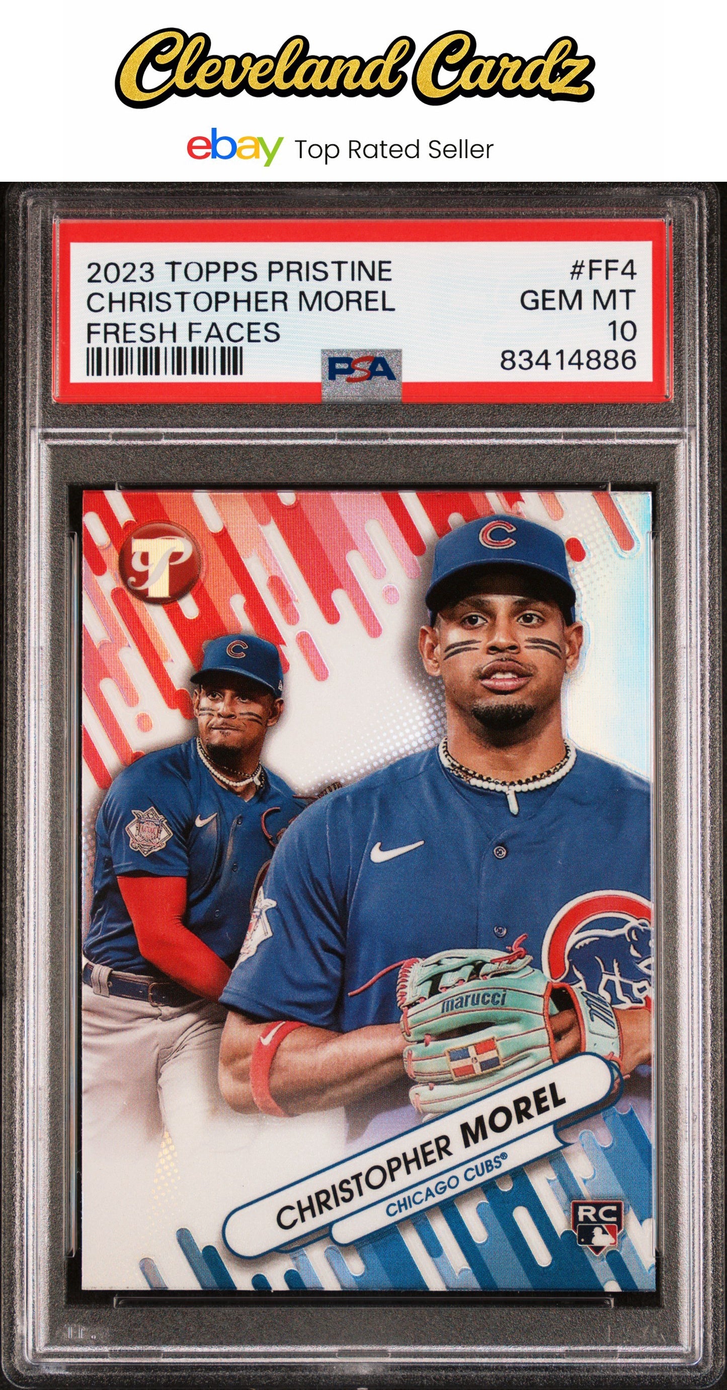 2023 Topps Pristine Fresh Faces #FF4 Christopher Morel PSA 10