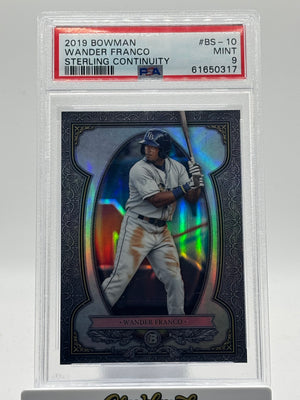 2019 Bowman Sterling Continuity #BS-10 Wander Franco Sterling Continuity PSA 9