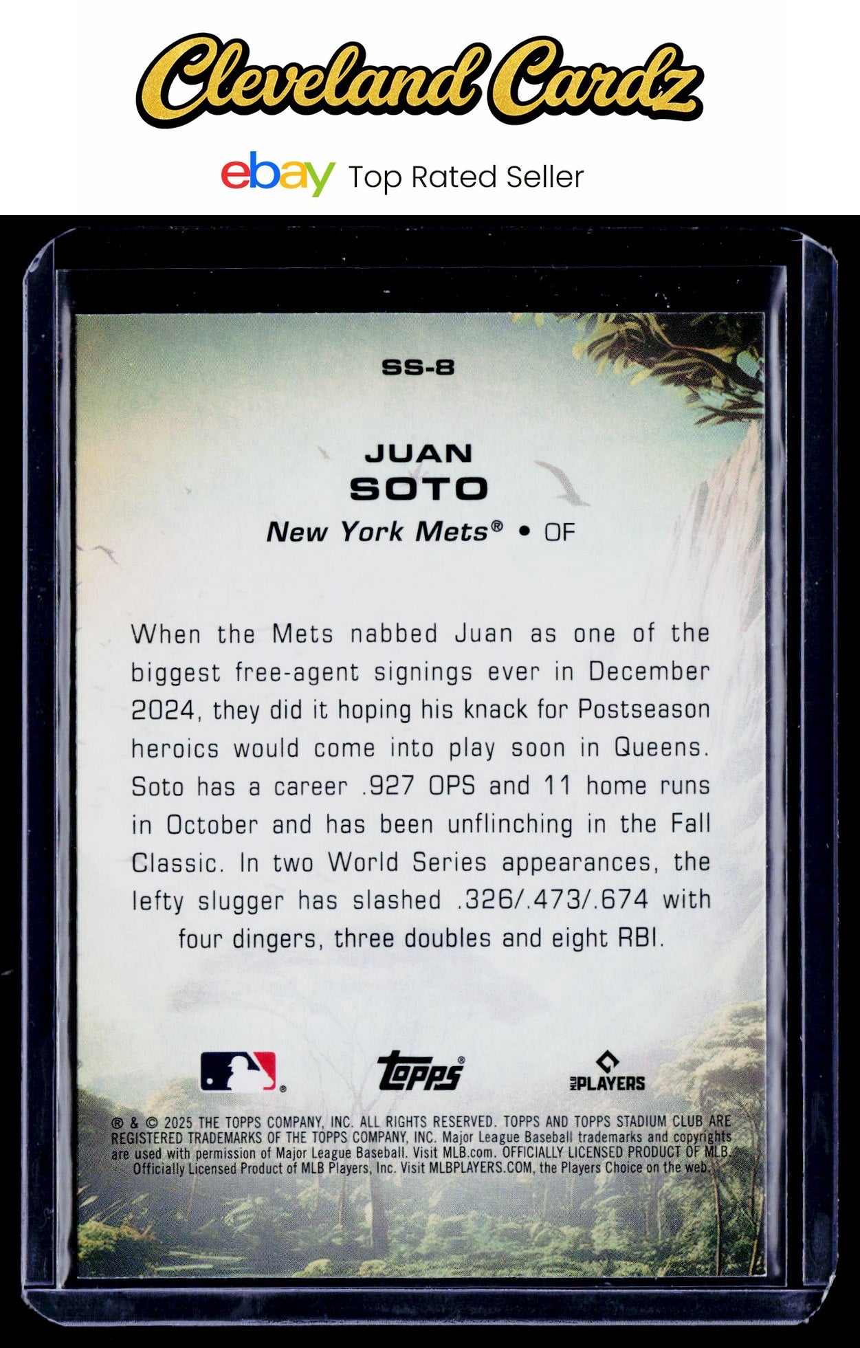 2025 Stadium Club #SS-8 Juan Soto Savage Sluggers