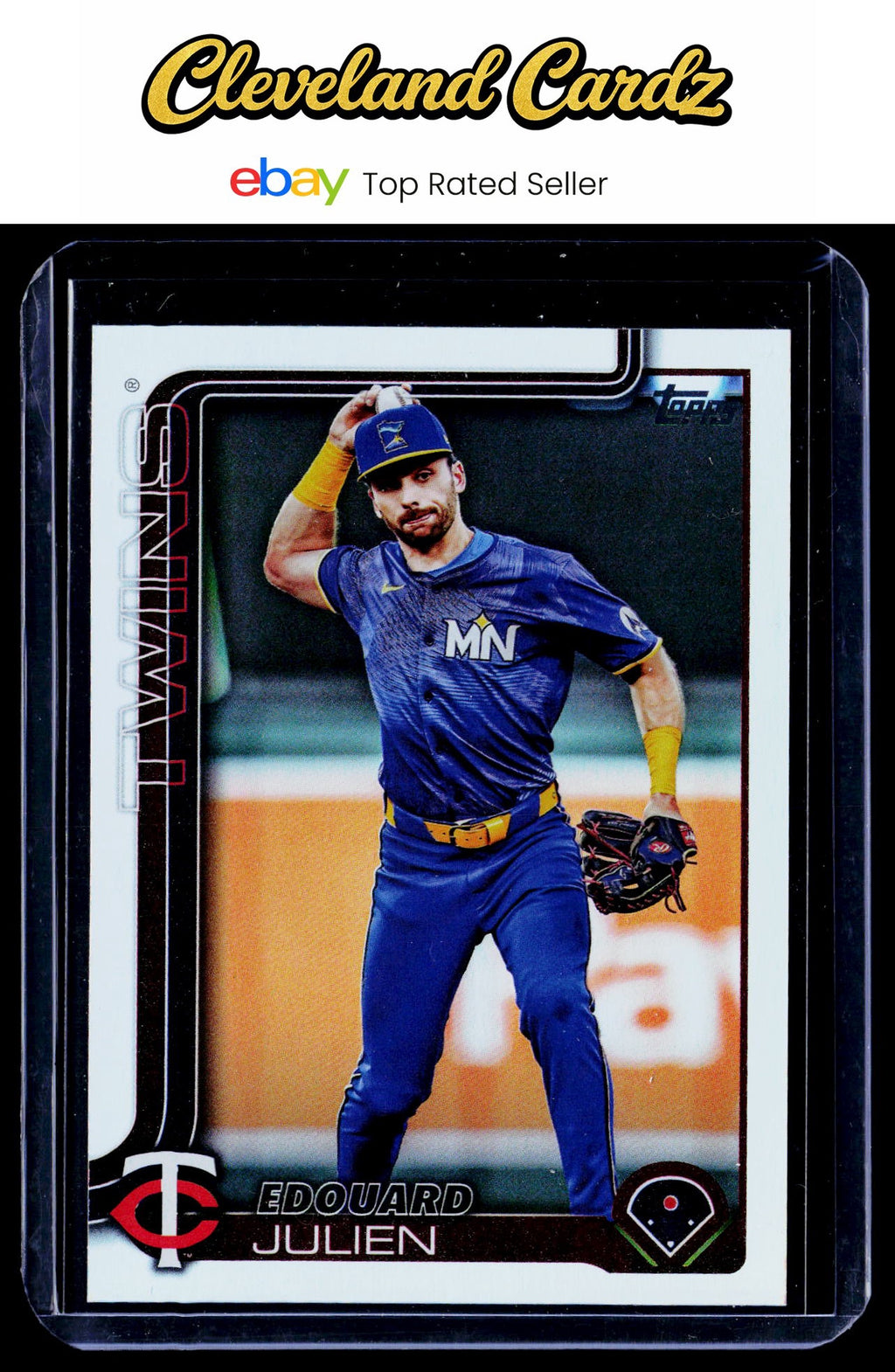 2025 Topps #503 Edouard Julien Rainbow Foil