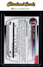 2025 Bowman #BCP-128 Cory Lewis Chrome Prospects Reptilian Refractor