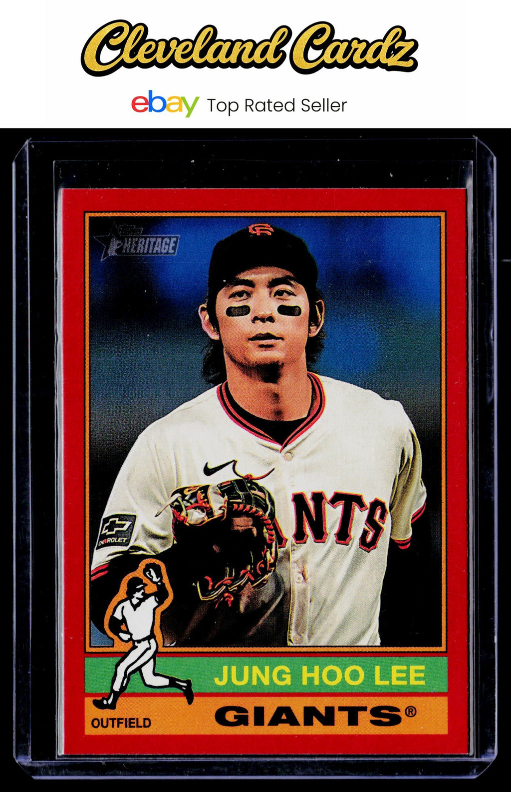 2025 Topps Heritage #112 Jung Hoo Lee Red Border